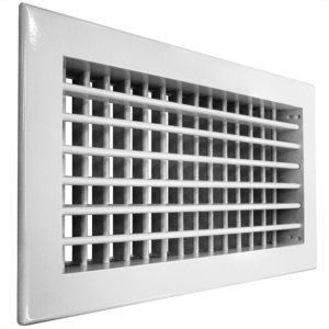 Алюминиевая настенная двухрядная решетка SHUFT 2WA 1000х300