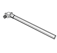 Монтажная трубка для радиатора конечная (никелированная) (20 — L = 200 мм)
