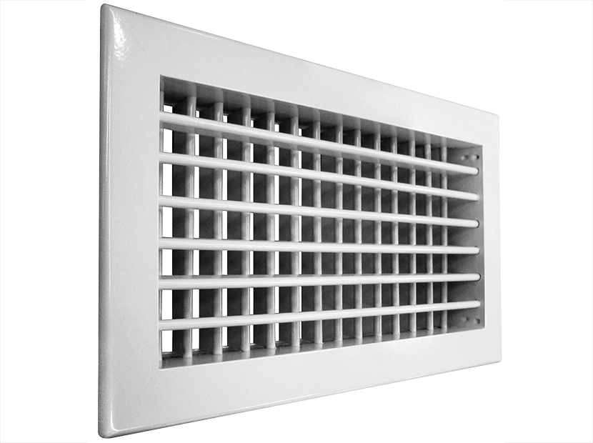 Алюминиевая настенная двухрядная решетка SHUFT 2WA 150х100